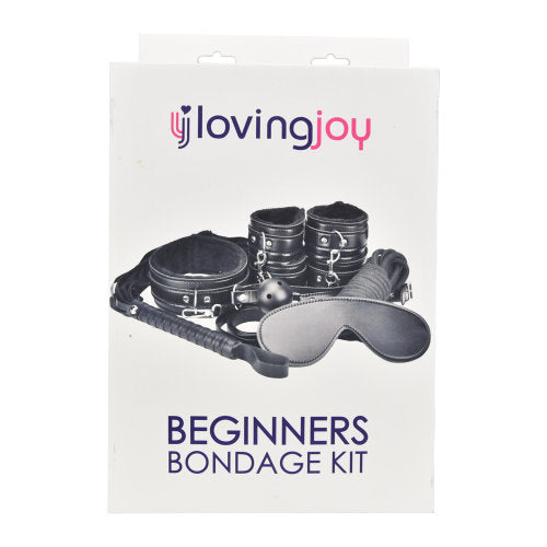 Loving Joy Bondage-Set für Anfänger, schwarz (8-teilig)