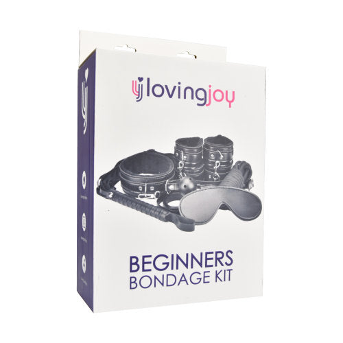 Loving Joy Bondage-Set für Anfänger, schwarz (8-teilig)