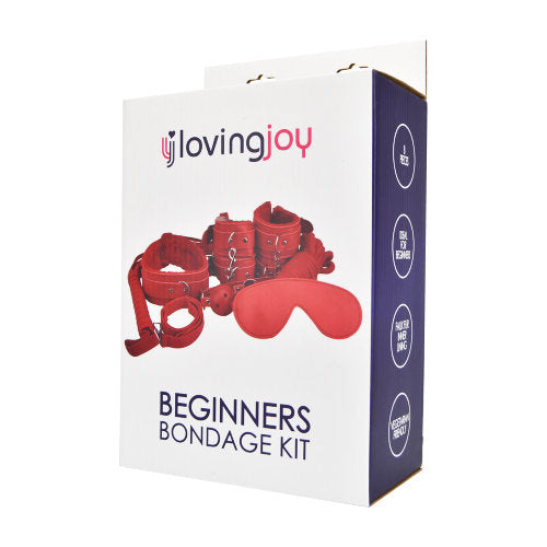 Loving Joy Bondage-Set für Anfänger, rot (8-teilig)