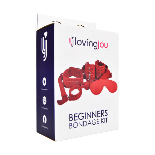 Loving Joy Bondage-Set für Anfänger, rot (8-teilig)
