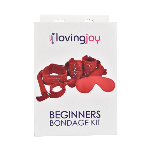Loving Joy Bondage-Set für Anfänger, rot (8-teilig)