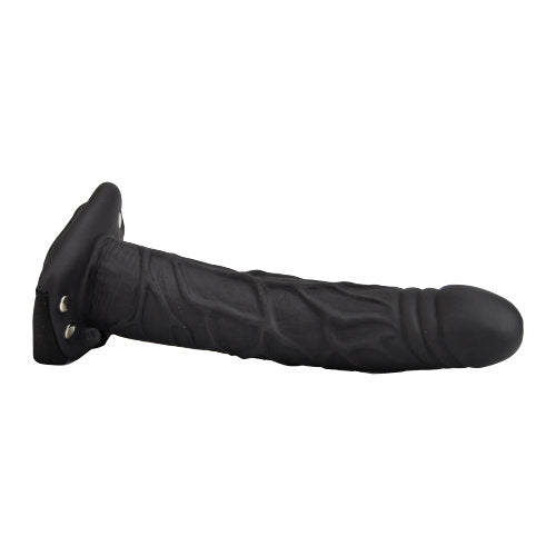 Loving Joy Hohl-Strap-On mit Geschirr, schwarz (Modell mit nomineller Größe 22,86 cm)