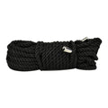 Bound to Please Seidiges Bondage-Seil 10 m Schwarz