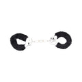 Bound to Play Robuste Handschellen mit Fellbesatz, schwarz