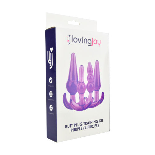 Loving Joy Analplug-Trainingsset, lila