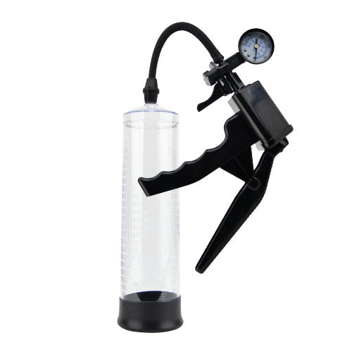 Rev-Pump – Penispumpe mit Manometer und Pistolengriff