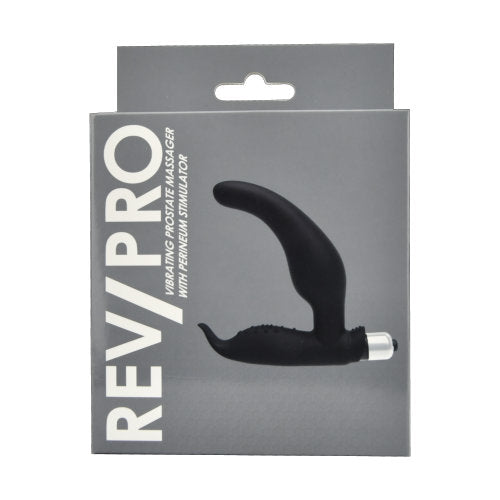 Rev-Pro Vibrierendes Prostatamassagegerät mit Dammstimulator