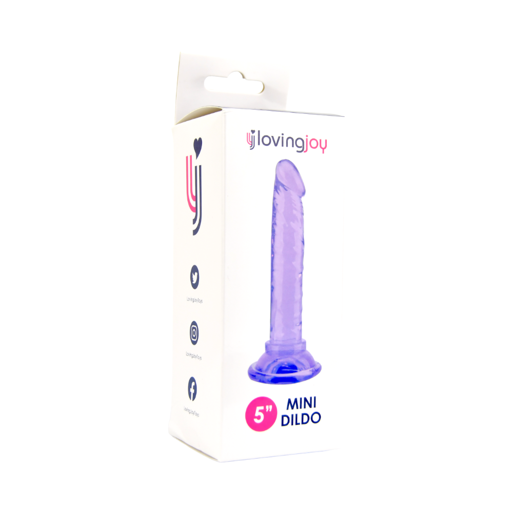 Loving Joy 15-cm-Dildo für Anfänger, lila