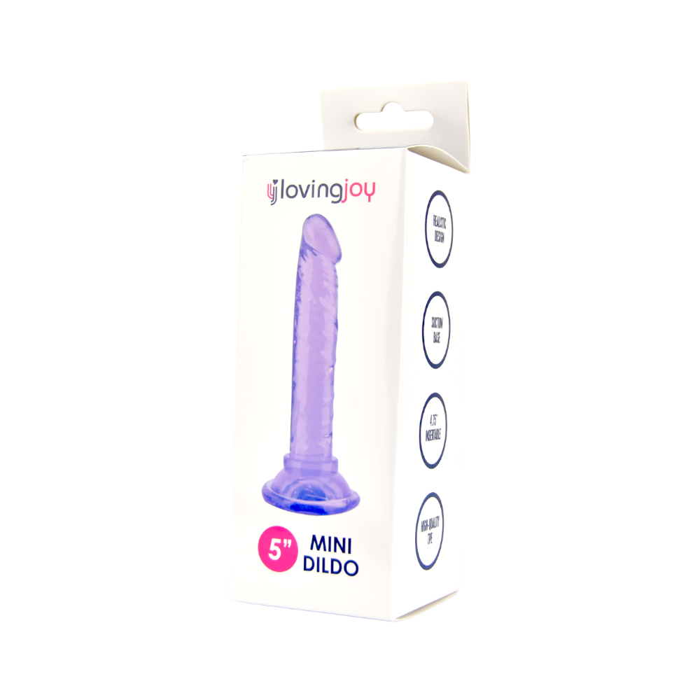 Loving Joy 15-cm-Dildo für Anfänger, lila