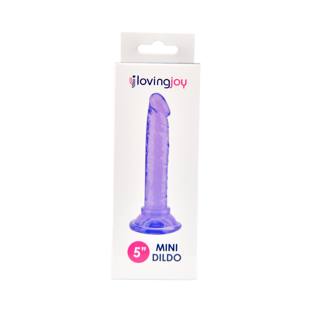 Loving Joy 15-cm-Dildo für Anfänger, lila