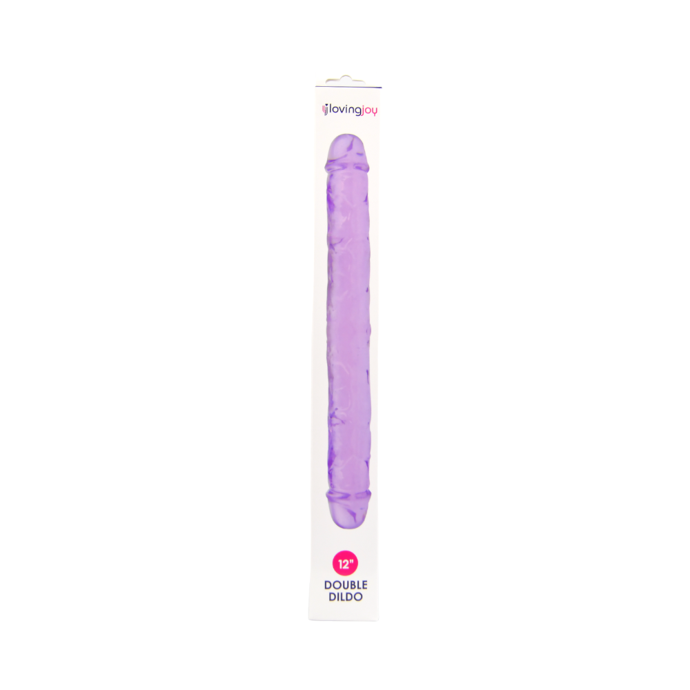 Loving Joy Doppeldildo, lila (30 cm Gesamtlänge)