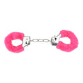 Bound to Play Strapazierfähige Handschellen mit Fellbesatz in Rosa
