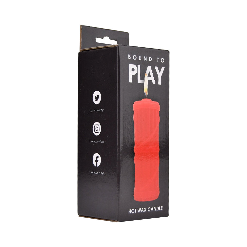 Bound to Play Heißwachs-Kerze Rot