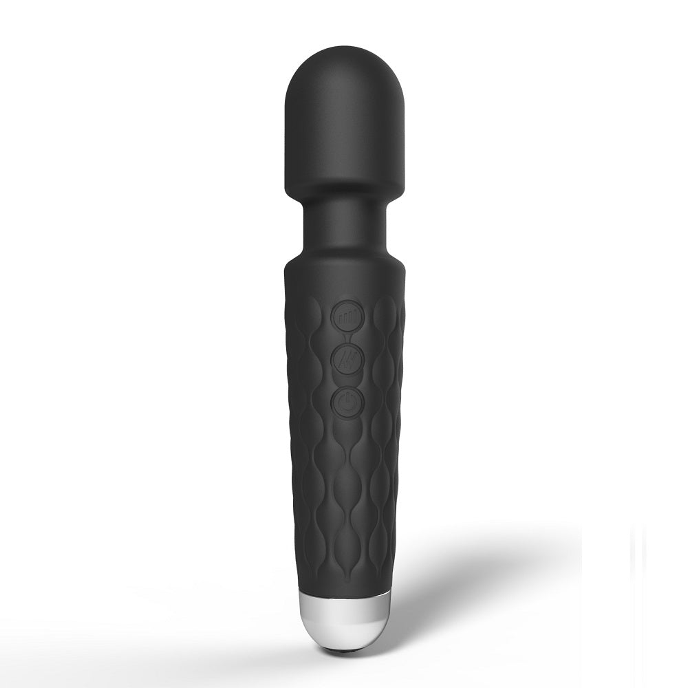Loving Joy 20-Funktionen-Stabvibrator, schwarz