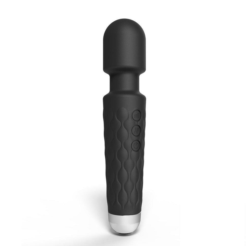 Loving Joy 20-Funktionen-Stabvibrator, schwarz