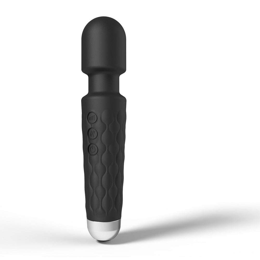 Loving Joy 20-Funktionen-Stabvibrator, schwarz
