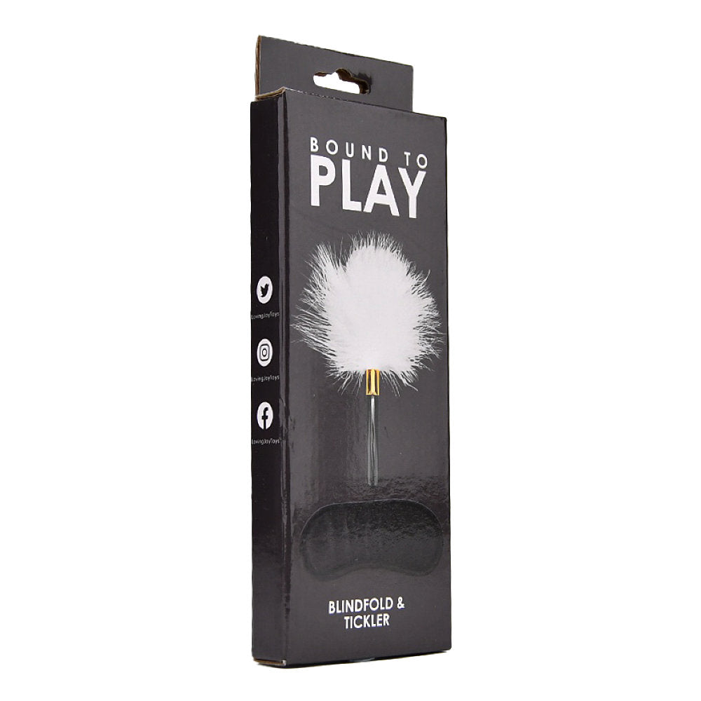 Bound to Play Augenmaske und Federkitzler-Spielset