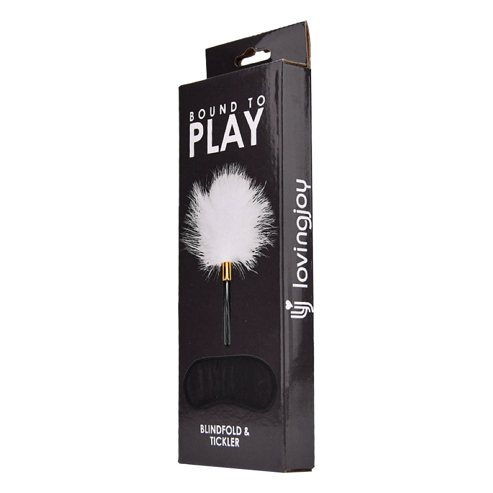 Bound to Play Augenmaske und Federkitzler-Spielset
