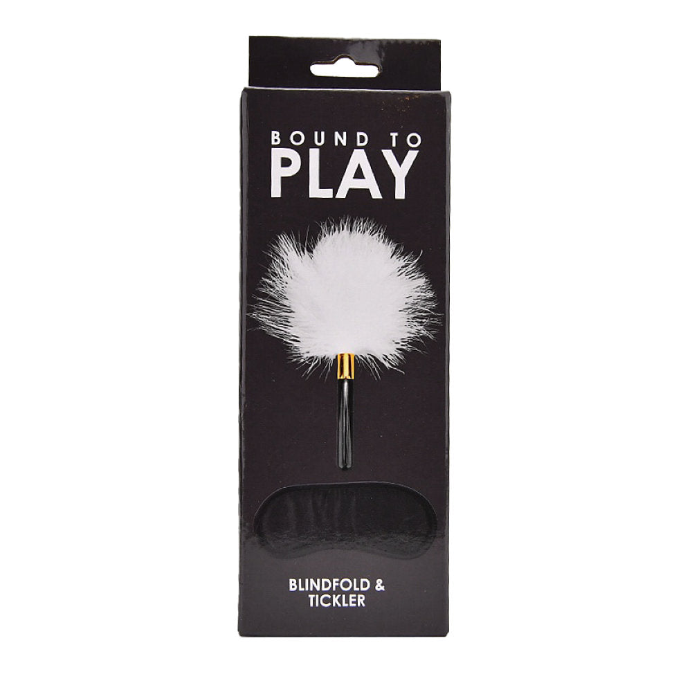 Bound to Play Augenmaske und Federkitzler-Spielset