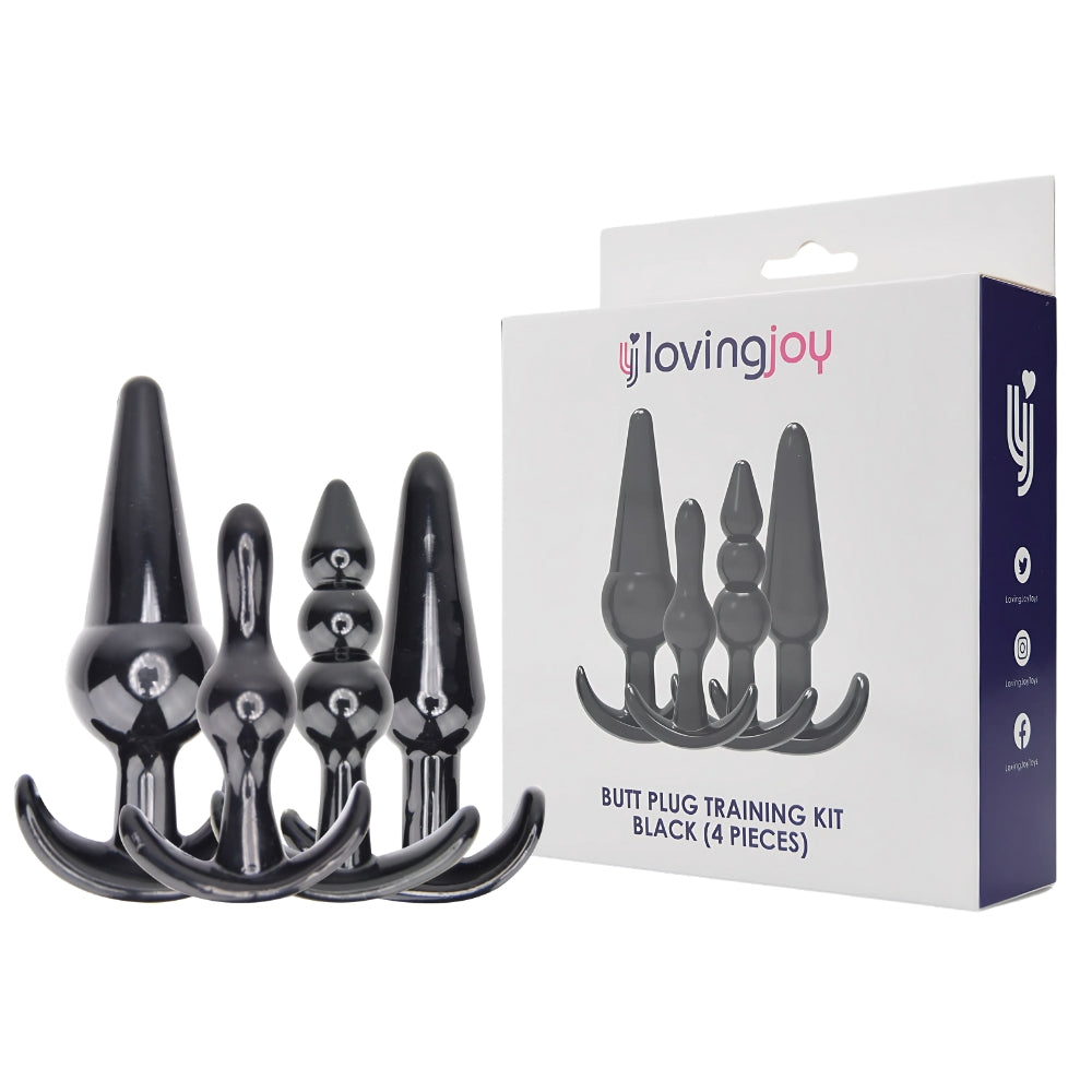 Loving Joy Analplug-Trainingsset Schwarz