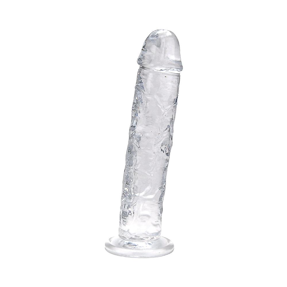 Loving Joy 21,5-cm-Dildo mit Saugnapf, transparent