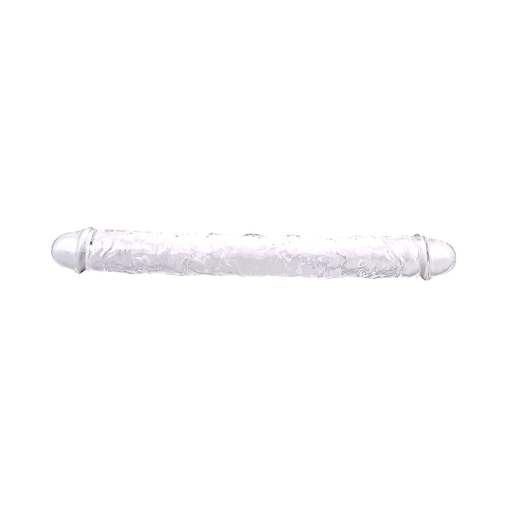 Loving Joy Doppeldildo, transparent (38 cm Gesamtlänge)