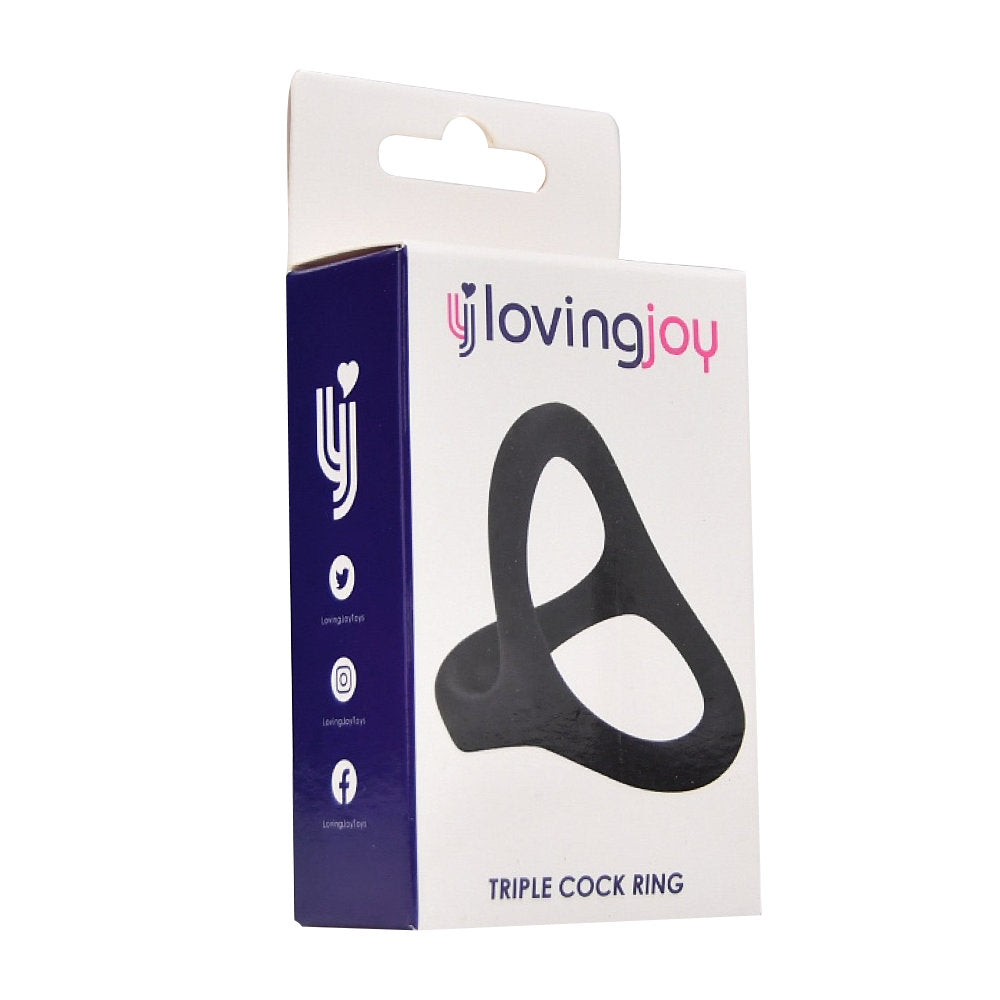 Loving Joy Silikon-Dreifach-Penisring