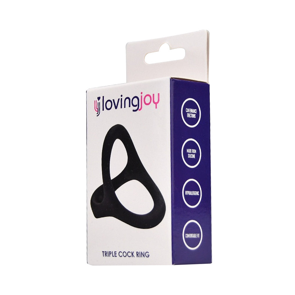 Loving Joy Silikon-Dreifach-Penisring