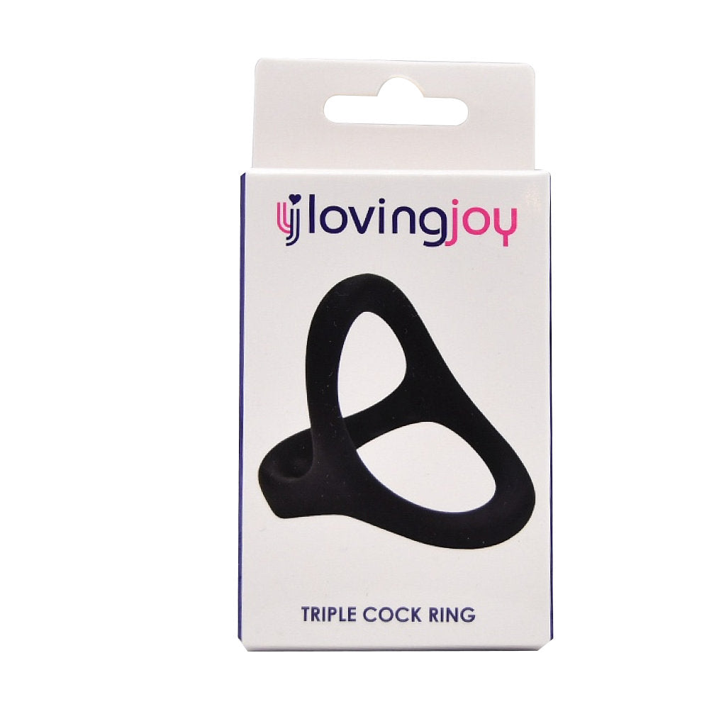 Loving Joy Silikon-Dreifach-Penisring