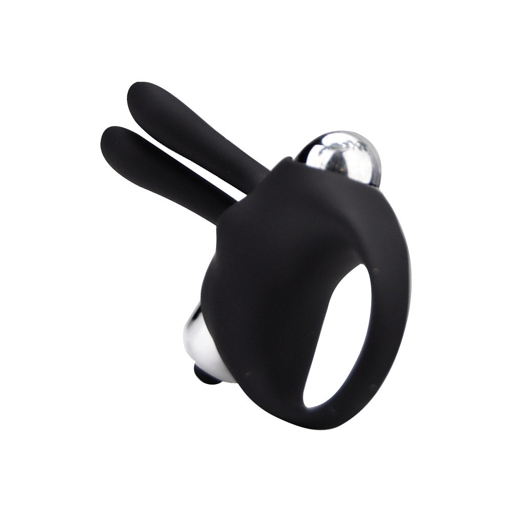 Loving Joy Silikon-Vibrations-Penisring mit Rabbit-Stimulator