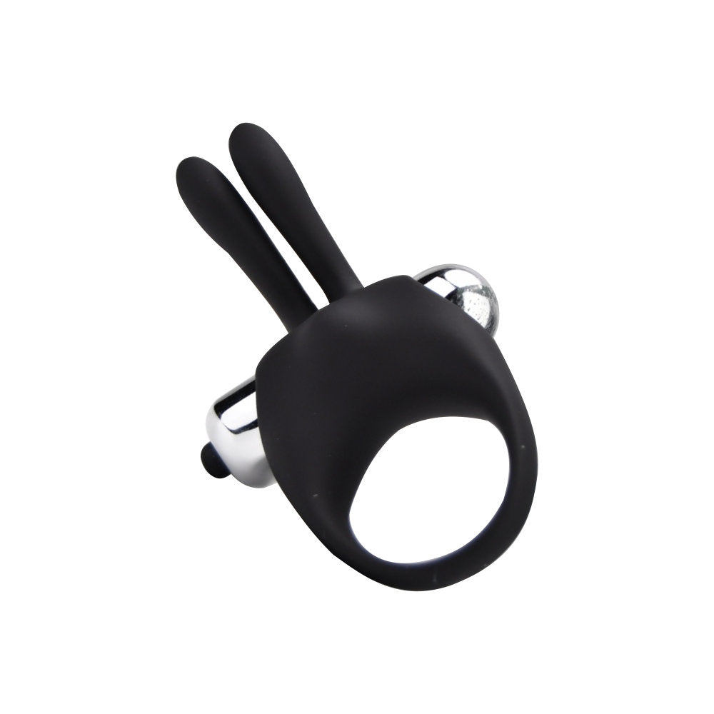Loving Joy Silikon-Vibrations-Penisring mit Rabbit-Stimulator