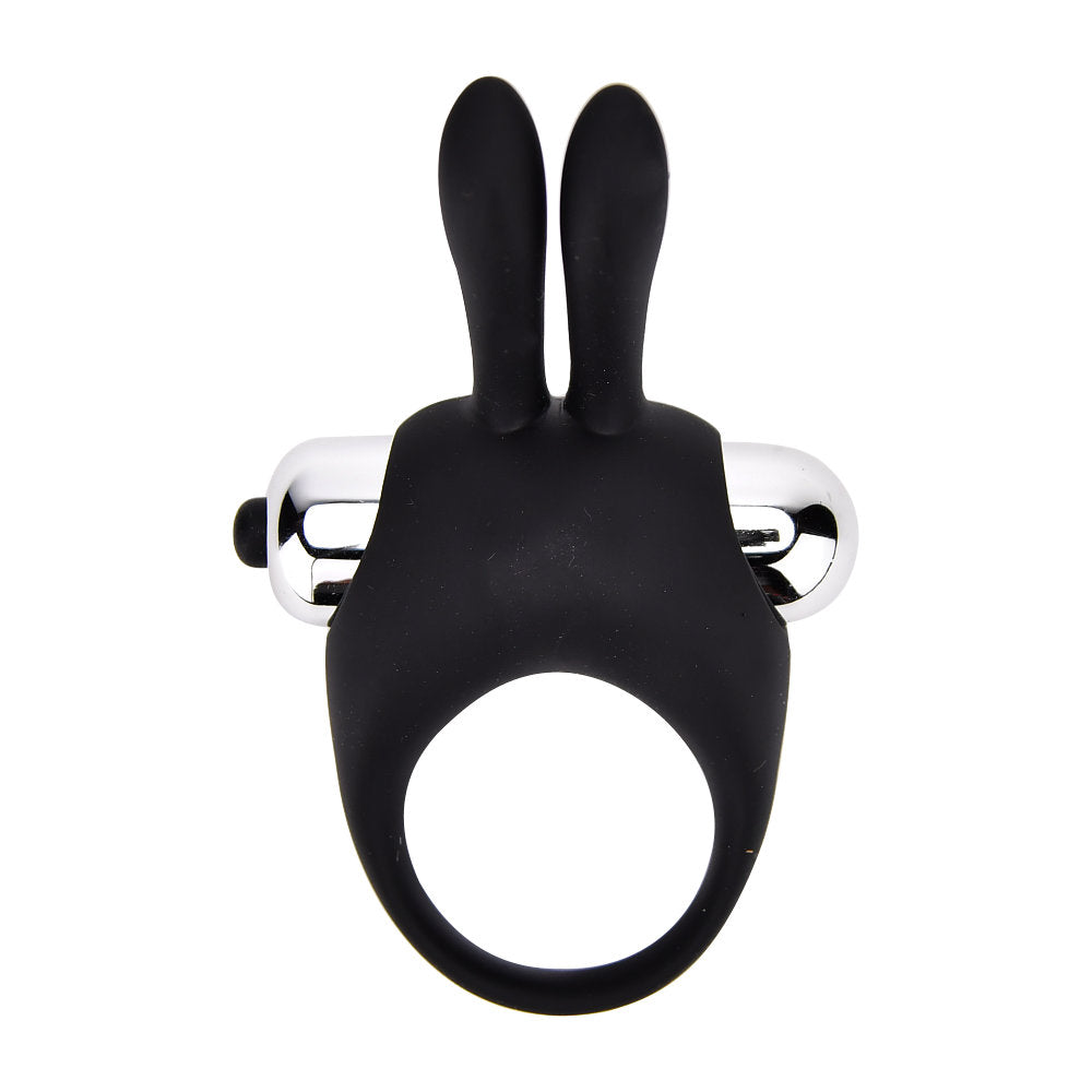 Loving Joy Silikon-Vibrations-Penisring mit Rabbit-Stimulator
