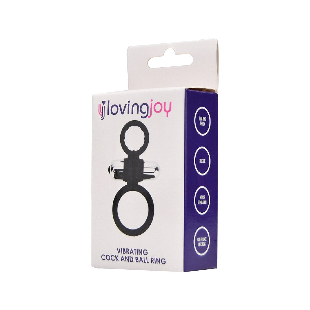 Loving Joy Silikon-Vibrationsring für Penis und Hoden