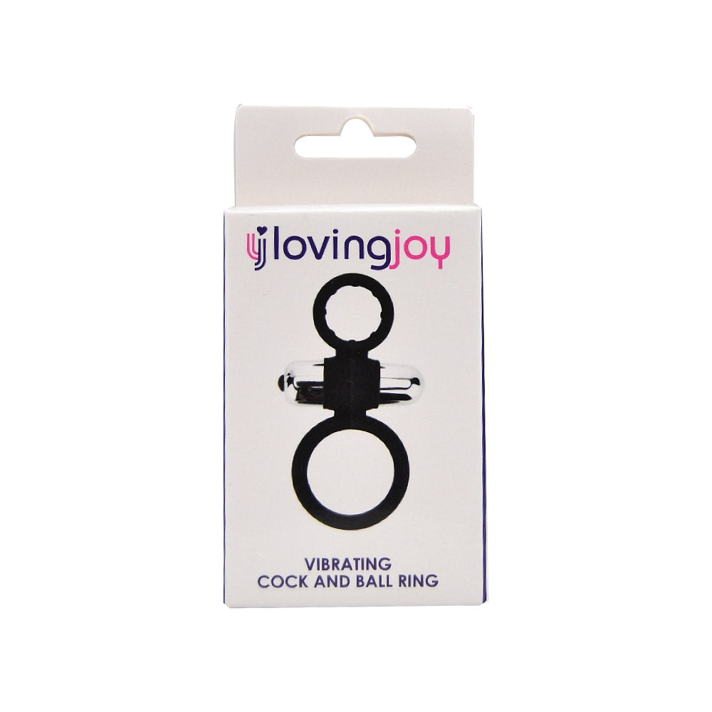 Loving Joy Silikon-Vibrationsring für Penis und Hoden