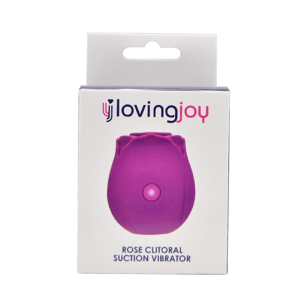 Loving Joy – Rosenförmiger Klitoris-Saugvibrator, lila