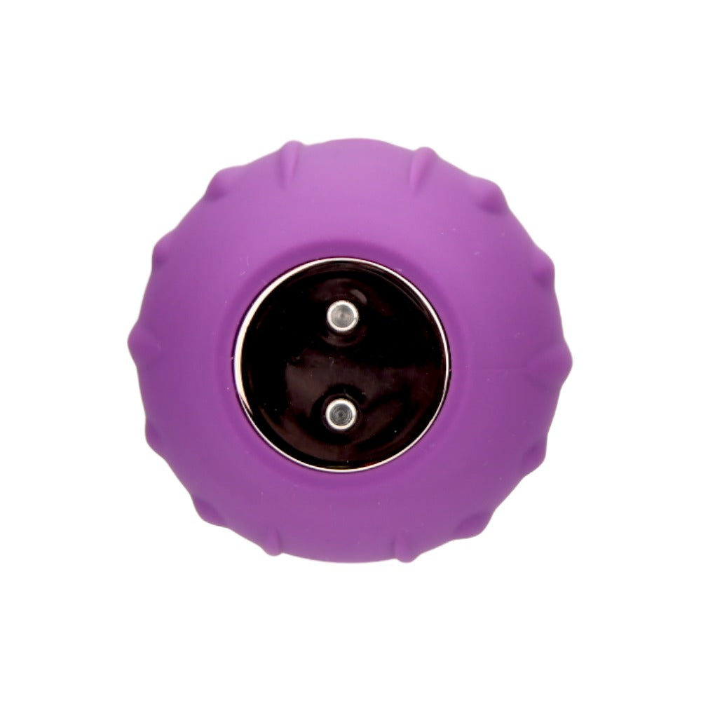 Loving Joy – Rosenförmiger Klitorisvibrator mit Leckfunktion, lila