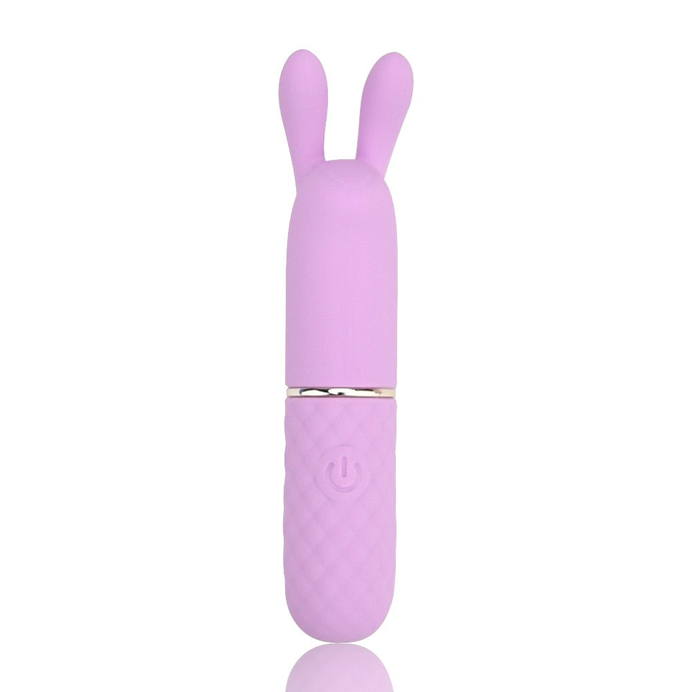 Nauti Petites 10-Funktionen-Bullet-Vibrator mit Hasenohren
