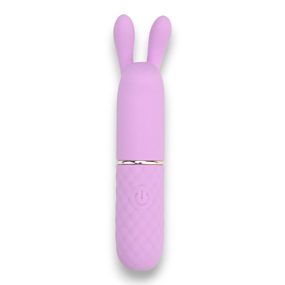 Nauti Petites 10-Funktionen-Bullet-Vibrator mit Hasenohren