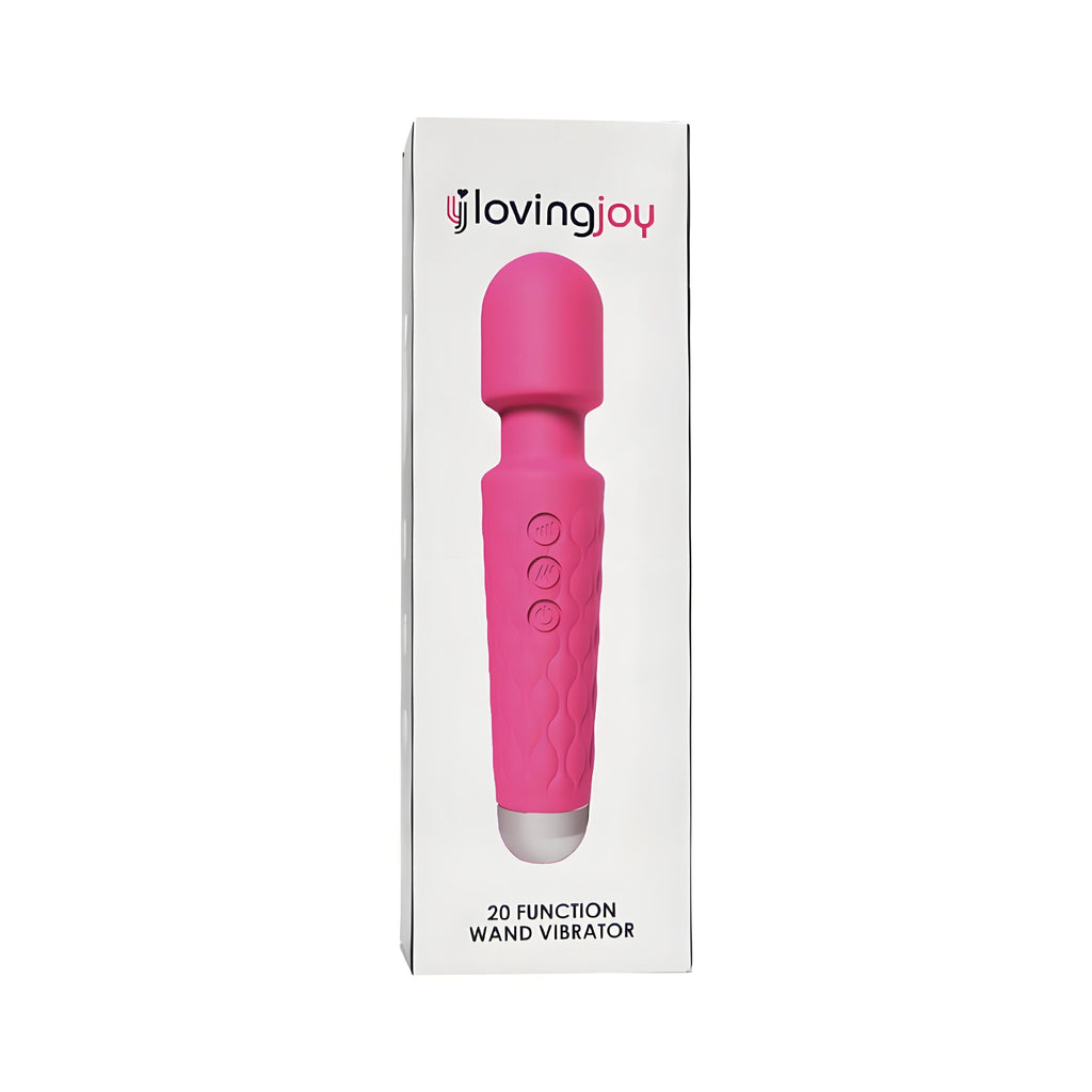 Loving Joy 20-Funktionen-Stabvibrator, rosa