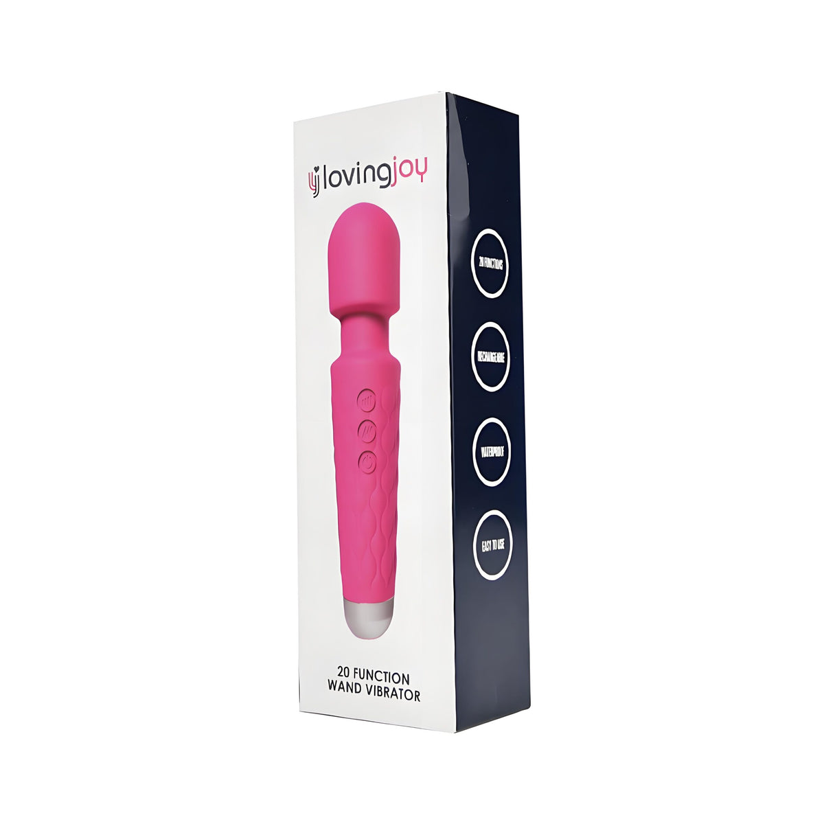 Loving Joy 20-Funktionen-Stabvibrator, rosa