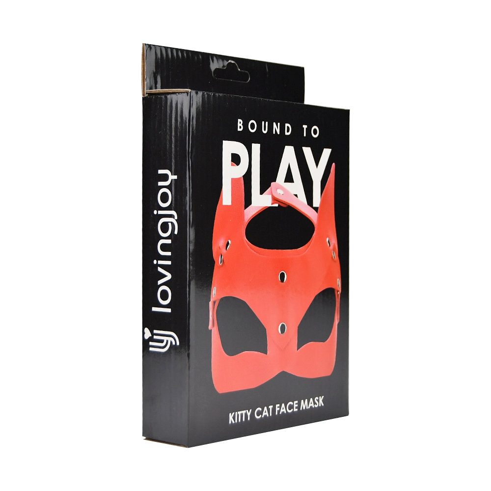 Bound to Play Kitty Cat – Katzenmaske, rot