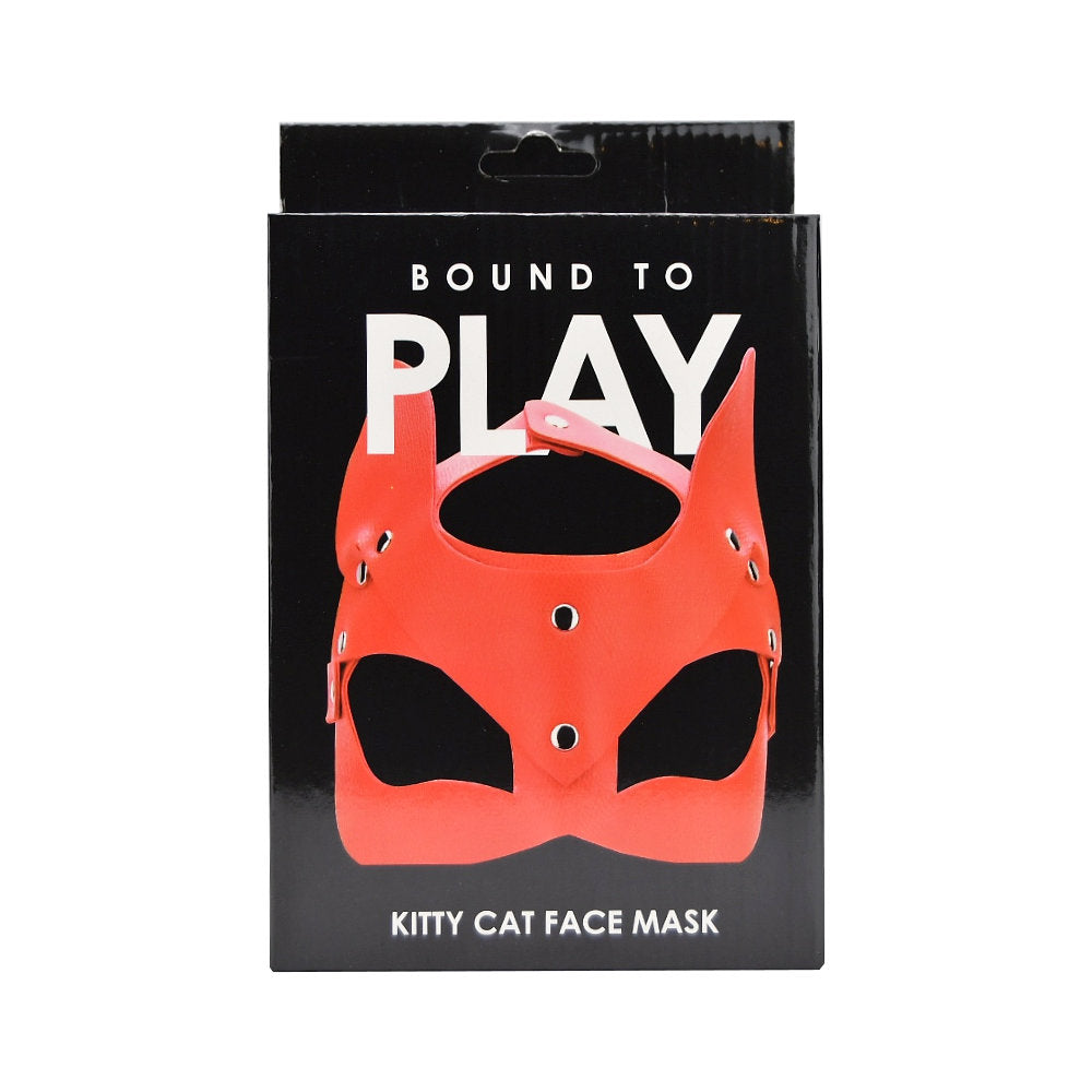 Bound to Play Kitty Cat – Katzenmaske, rot