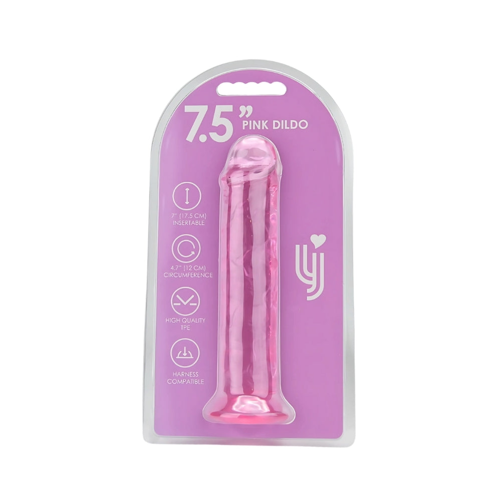 Loving Joy 20-cm-Dildo mit Saugnapf, rosa