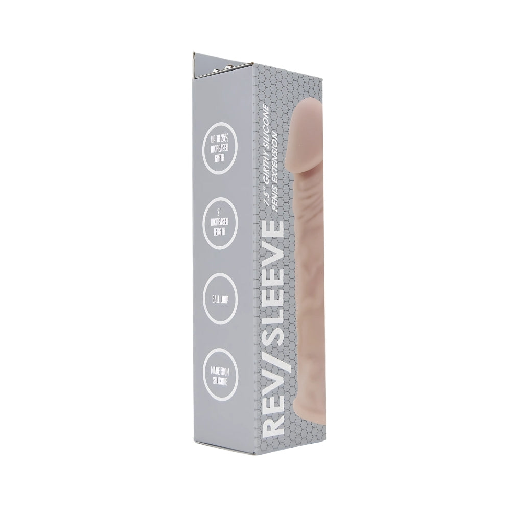Rev-Sleeves Silikon-Penisverlängerungshülle (Modellgröße 19,05 cm)