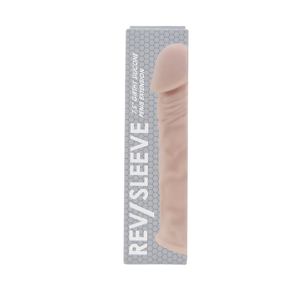 Rev-Sleeves Silikon-Penisverlängerungshülle (Modellgröße 19,05 cm)
