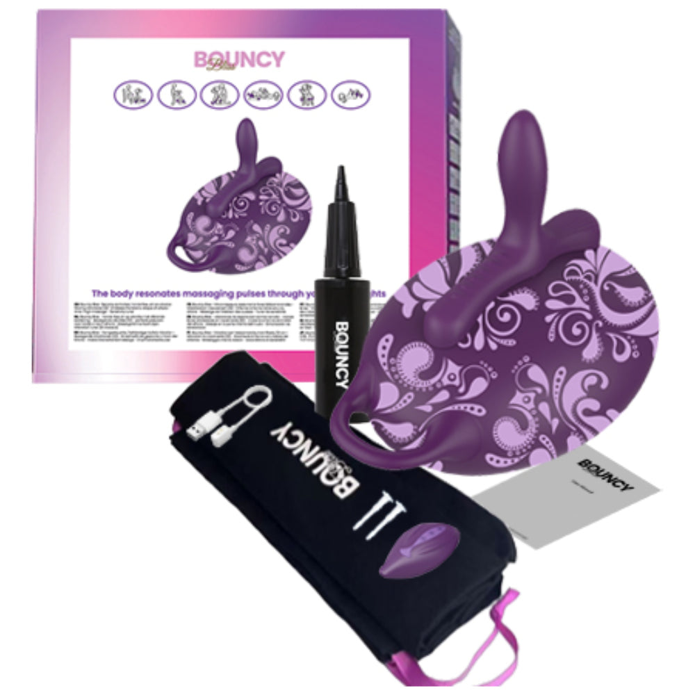Bouncy Bliss Classic – Sitzvibrator mit wiederaufladbarer Fernbedienung
