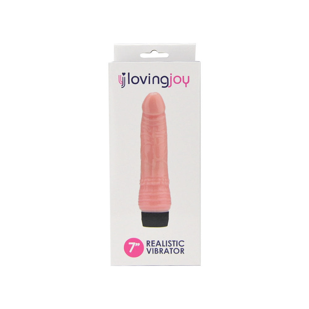 Loving Joy Realistischer Vibrator Vanille (Modell mit nomineller Größe 17,78 cm)