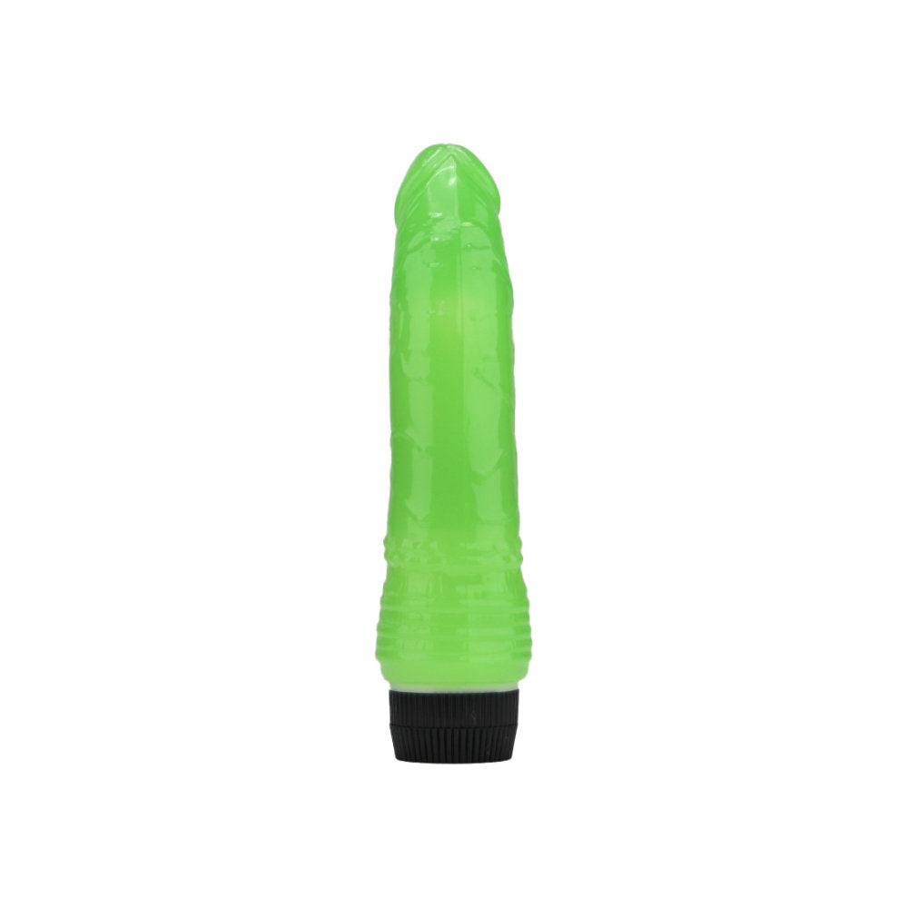 Loving Joy Realistischer Vibrator, leuchtet im Dunkeln (Modell mit nomineller Größe 17,78 cm)