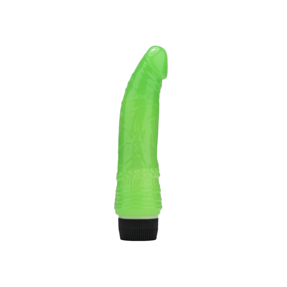 Loving Joy Realistischer Vibrator, leuchtet im Dunkeln (Modell mit nomineller Größe 17,78 cm)