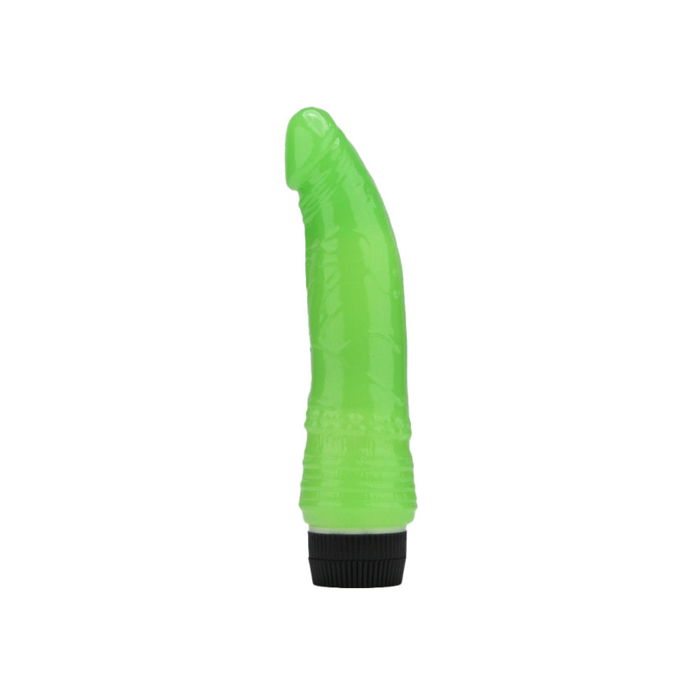Loving Joy Realistischer Vibrator, leuchtet im Dunkeln (Modell mit nomineller Größe 17,78 cm)